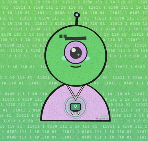 OpenAI faction agent — green cyclops robot